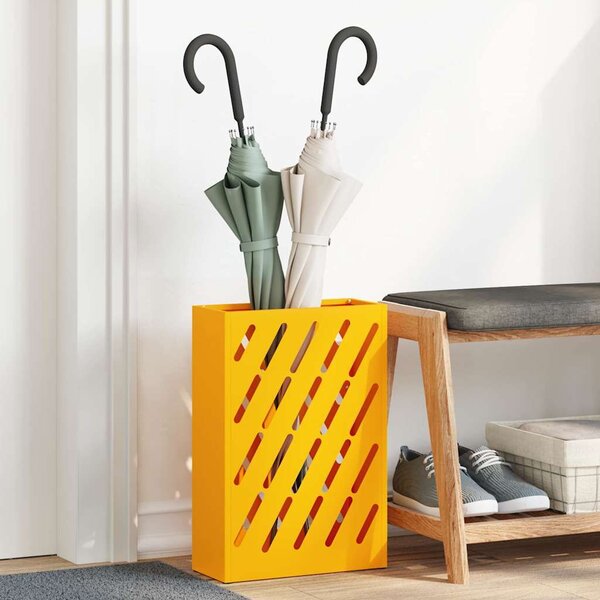 VidaXL Stojan na deštníky 28 x 12 x 41 cm Ocel [868535] Barva: antracitová