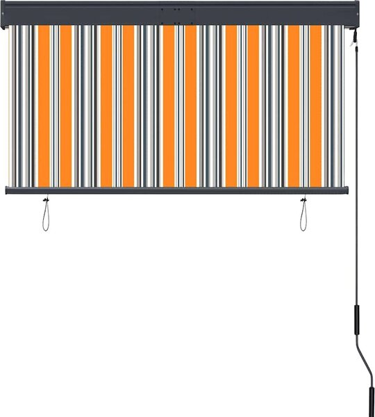 VidaXL Roleta 120 x 250 cm Textil a hliník [145962] Barva: antracitová
