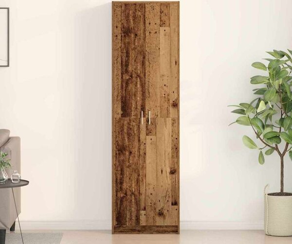 VidaXL Šatní skříň 55 x 25 x 189 cm Kompozitní dřevo [3334016] Barva: Bílá