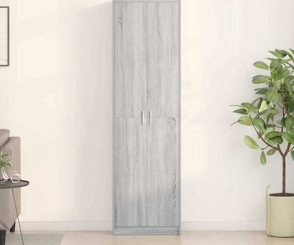 VidaXL Šatní skříň 55 x 25 x 189 cm Kompozitní dřevo [3334016] Barva: Bílá