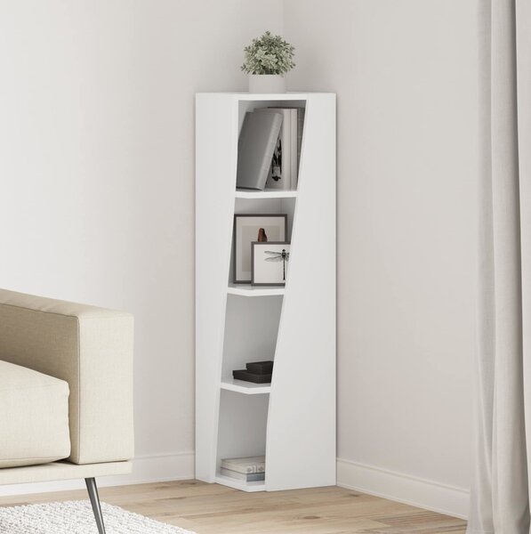 VidaXL Rohová skříňka 27,5x27x102cm Kompozitní dřevo [889854] Barva: kouřový dub