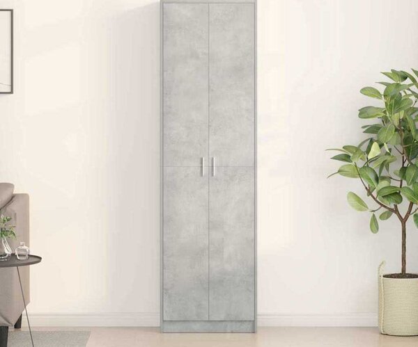 VidaXL Šatní skříň 55 x 25 x 189 cm Kompozitní dřevo [3334016] Barva: Bílá