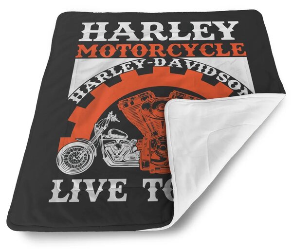 Sablio Deka pro miminko Harley-Davidson Live to ride - 80x100 cm