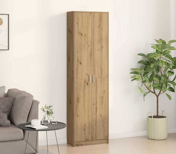 VidaXL Šatní skříň 55 x 25 x 189 cm Kompozitní dřevo [3334016] Barva: Bílá