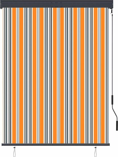 VidaXL Roleta 120 x 250 cm Textil a hliník [145962] Barva: antracitová
