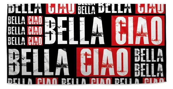 Sablio Ručník La Casa de Papel Professor or Bella Ciao motiv 2 - 30x50 cm
