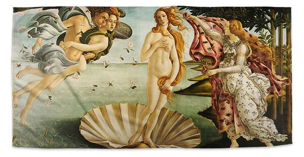 Sablio Ručník Zrození Venuše - Sandro Botticelli - 30x50 cm