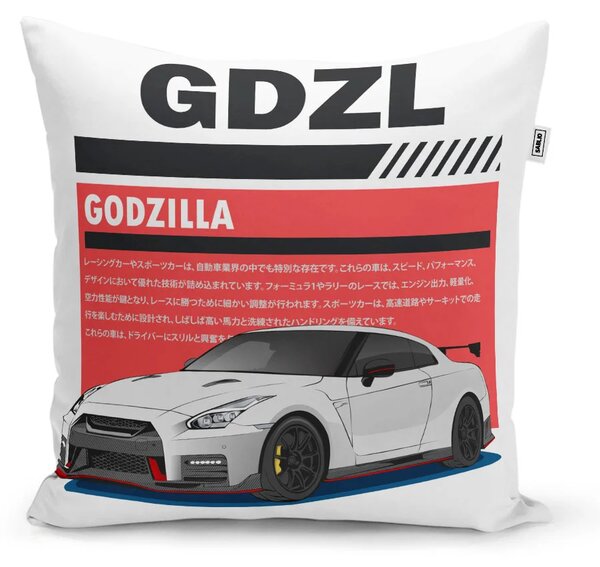 Sablio Polštář Nissan GTR 35 Godzilla - 40x40 cm