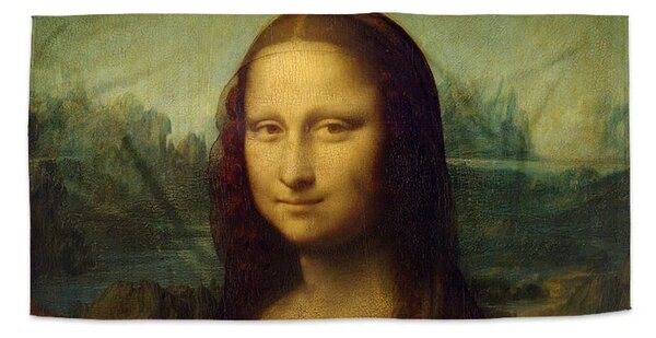 Sablio Ručník Mona Lisa - Leonardo da Vinci - 30x50 cm