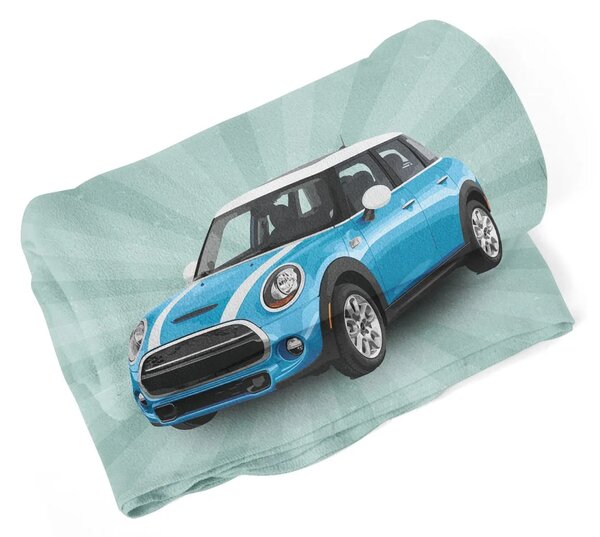 Sablio Deka Mini sedan Zelené pozadí - 150x120 cm