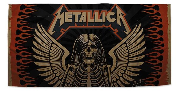 Sablio Ručník METALLICA Padlý anděl - 30x50 cm