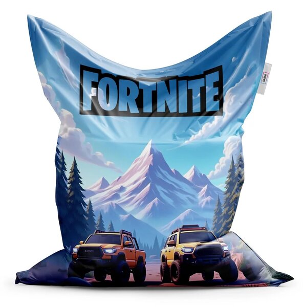 Sablio Sedací vak FORTNITE Off-road auta - 150x100 cm