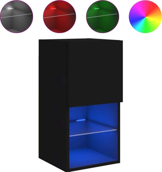 VidaXL TV skříňky s LED osvětlením 2 ks 30,5 x 30 x 60 cm [836988] Barva: dub sonoma