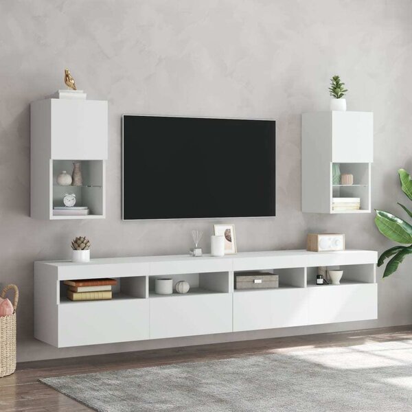 VidaXL TV skříňky s LED osvětlením 2 ks 30,5 x 30 x 60 cm [836988] Barva: dub sonoma
