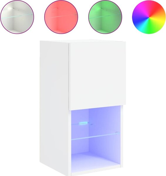 VidaXL TV skříňky s LED osvětlením 2 ks 30,5 x 30 x 60 cm [836988] Barva: dub sonoma