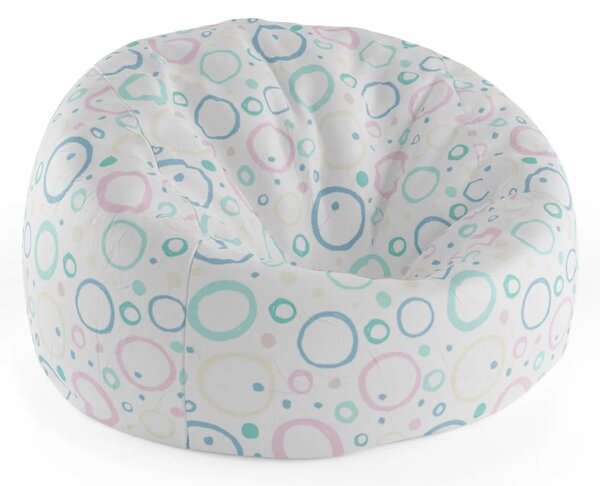 Sablio Sedací vak Cocoon Bublifuk - 75 x 45 x 35 cm