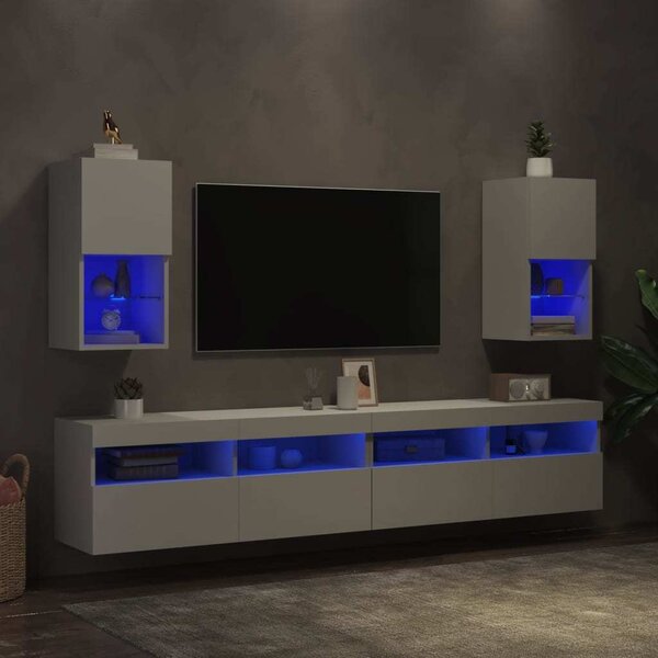 VidaXL TV skříňky s LED osvětlením 2 ks 30,5 x 30 x 60 cm [836988] Barva: dub sonoma