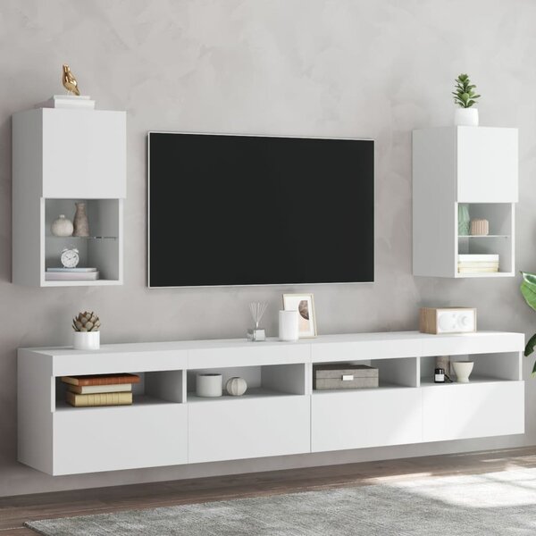 VidaXL TV skříňky s LED osvětlením 2 ks 30,5 x 30 x 60 cm [836988] Barva: dub sonoma