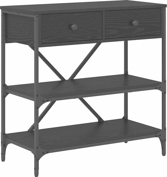VidaXL Konzolový stolek Hnědá 75 x 34,5 x 75 cm dřevo [871314] Barva: Staré dřevo