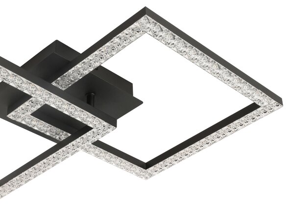 STROPNÍ LED SVÍTIDLO, 57,5/35,8/8 cm Novel - Stropní svítidla