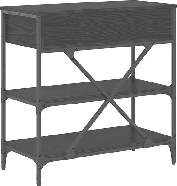 VidaXL Konzolový stolek Hnědá 75 x 34,5 x 75 cm dřevo [871314] Barva: Staré dřevo