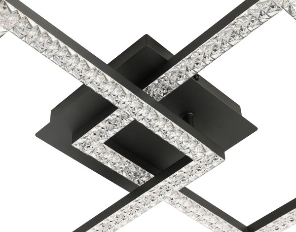 STROPNÍ LED SVÍTIDLO, 57,5/35,8/8 cm Novel - Stropní svítidla