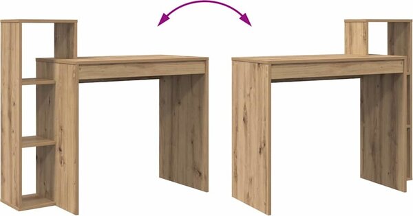 VidaXL Stůl Kompozitní dřevo 100 x 40 x 90 cm [869321] Barva: dub sonoma
