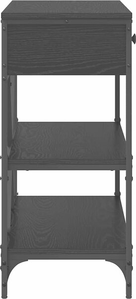 VidaXL Konzolový stolek Hnědá 100 x 34,5 x 75 cm dřevo [871306] Barva: Černý dub