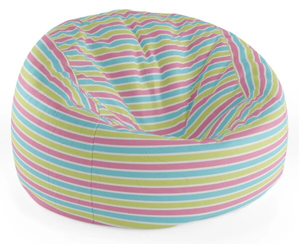 Sablio Sedací vak Cocoon Proužky - 75 x 45 x 35 cm