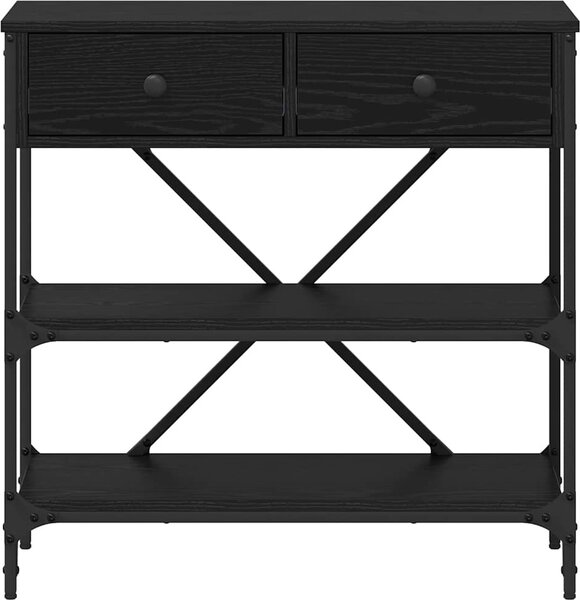 VidaXL Konzolový stolek Hnědá 75 x 34,5 x 75 cm dřevo [871314] Barva: Staré dřevo