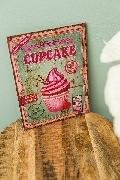 MyFlair Vývěsní štít "Cupcake IV"