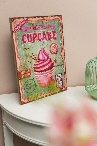 MyFlair Vývěsní štít "Cupcake IV"