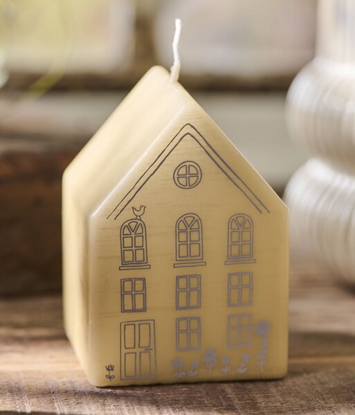 Dekorativní svíčka House 10 cm