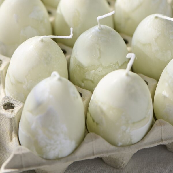 Svíčka Egg Green Tea