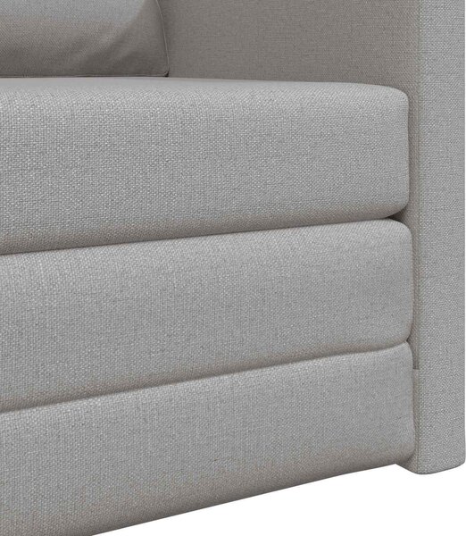 VidaXL Pohovka na spaní 74 x 77 x 81 cm textil [4106630] Barva: Tmavě šedá