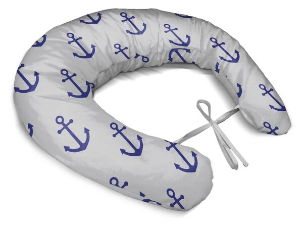 Sablio Těhotenský polštář Modré kotvy