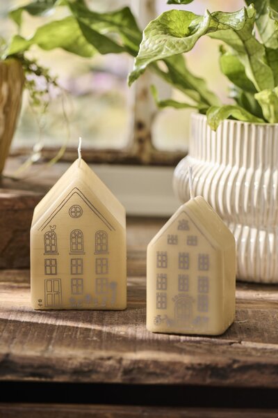 Dekorativní svíčka House 10 cm