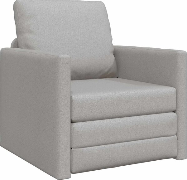 VidaXL Pohovka na spaní 74 x 77 x 81 cm textil [4106630] Barva: Tmavě šedá