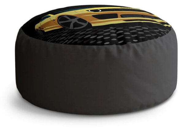 Sablio Taburet Circle Chevrolet Camaro Puntíky: 38x48 cm