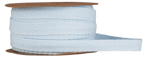 Bavlněná stuha na špulce Light Blue – 5 m