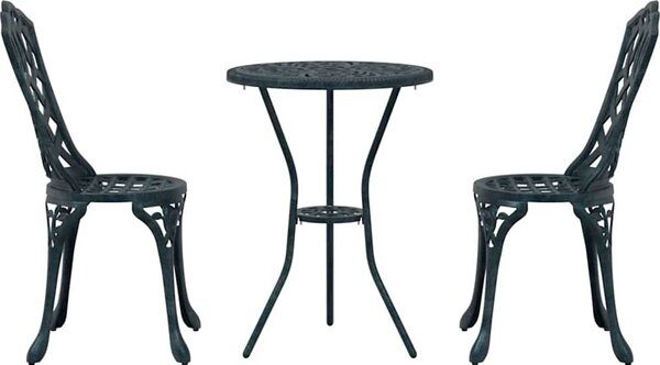 VidaXL Zahradní bistro set 3 ks Hliník [42002393] Barva: Bílá