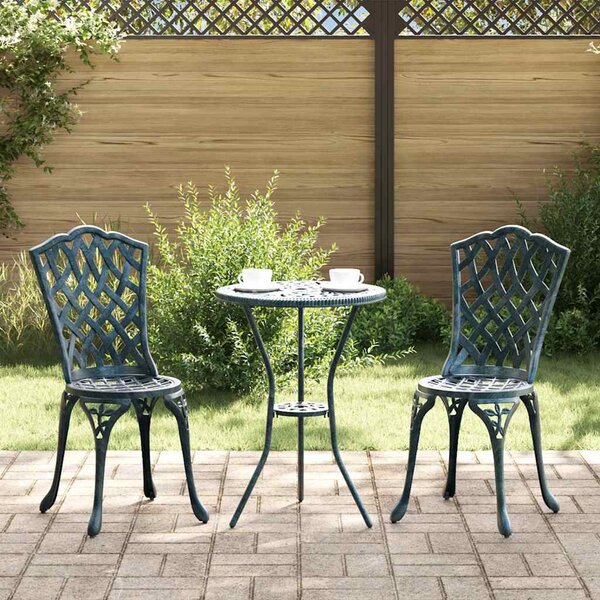 VidaXL Zahradní bistro set 3 ks Hliník [42002393] Barva: Bílá