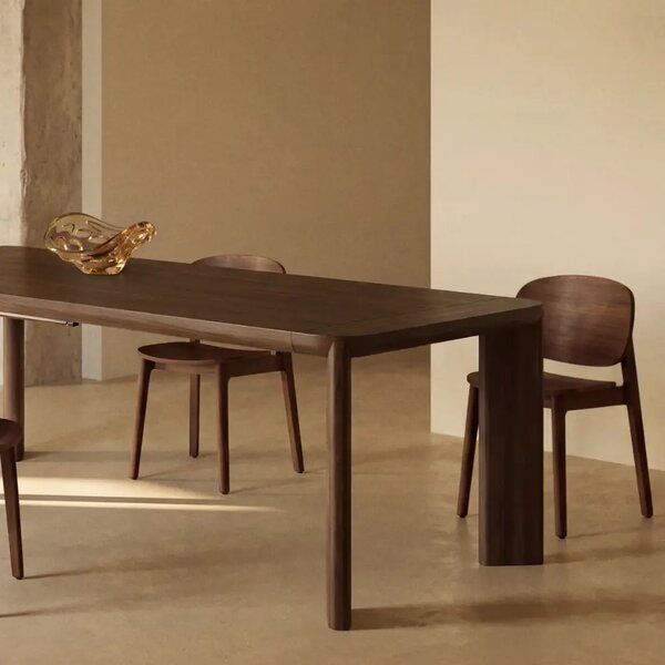Kave Home Hnědý rozkládací jídelní stůl Jondal 200/280 x 100 cm