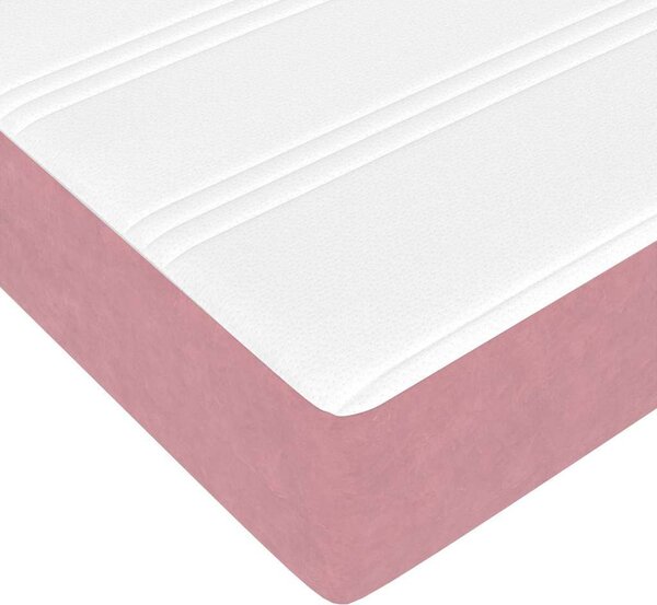 VidaXL Rám postele 90 x 200 cm textil [3398352] Barva: Černá