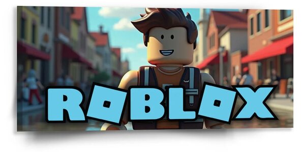 Sablio Obraz ROBLOX Město - 110x50 cm