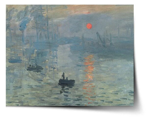 Sablio Plakát Imprese, východ slunce - Claude Monet - 60x40 cm