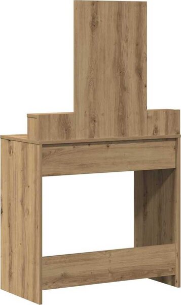 VidaXL Kosmetický stůl 79 x 41 x 140 cm Kompozitní dřevo [865144] Barva: Bílá
