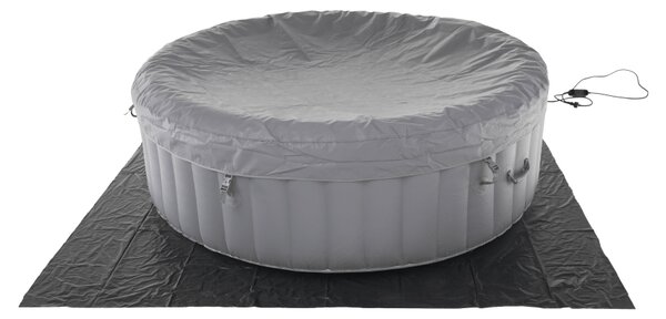 KONDELA Nafukovací vířivka, šedá/bílá, 4-6 os, 1000 l, KAMINO NEW TYP 2