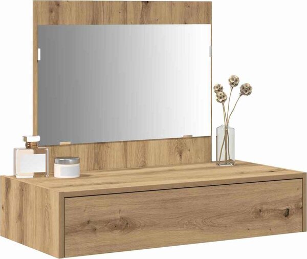 VidaXL Kosmetický stůl 83 x 40 x 70 cm Kompozitní dřevo [865207] Barva: Bílý