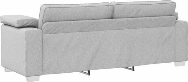 VidaXL 3-místné sofa 220 cm textil [4105245] Barva: Hnědá